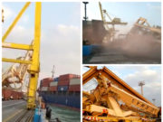 Paska Crane Ambruk Ditabrak Kapal, Tanjung Emas Kembali Normal